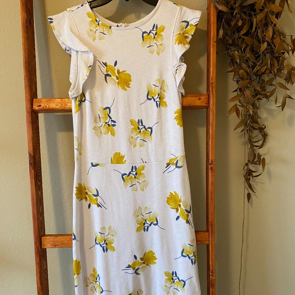 White patterned dress